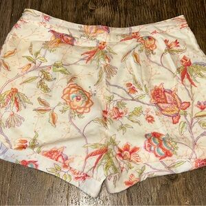 Summer Shorts Size 4 By TULLE Floral Print Colorful Front Pockets Very GUC